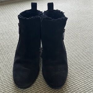 Cole Haan Black suede Women's Ankle Boots